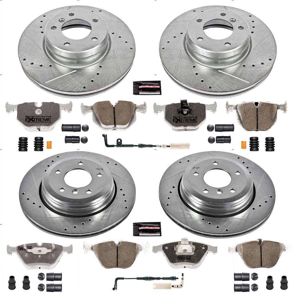 Power Stop 04-06 BMW 525i Front & Rear Z23 Evolution Sport Brake Kit
