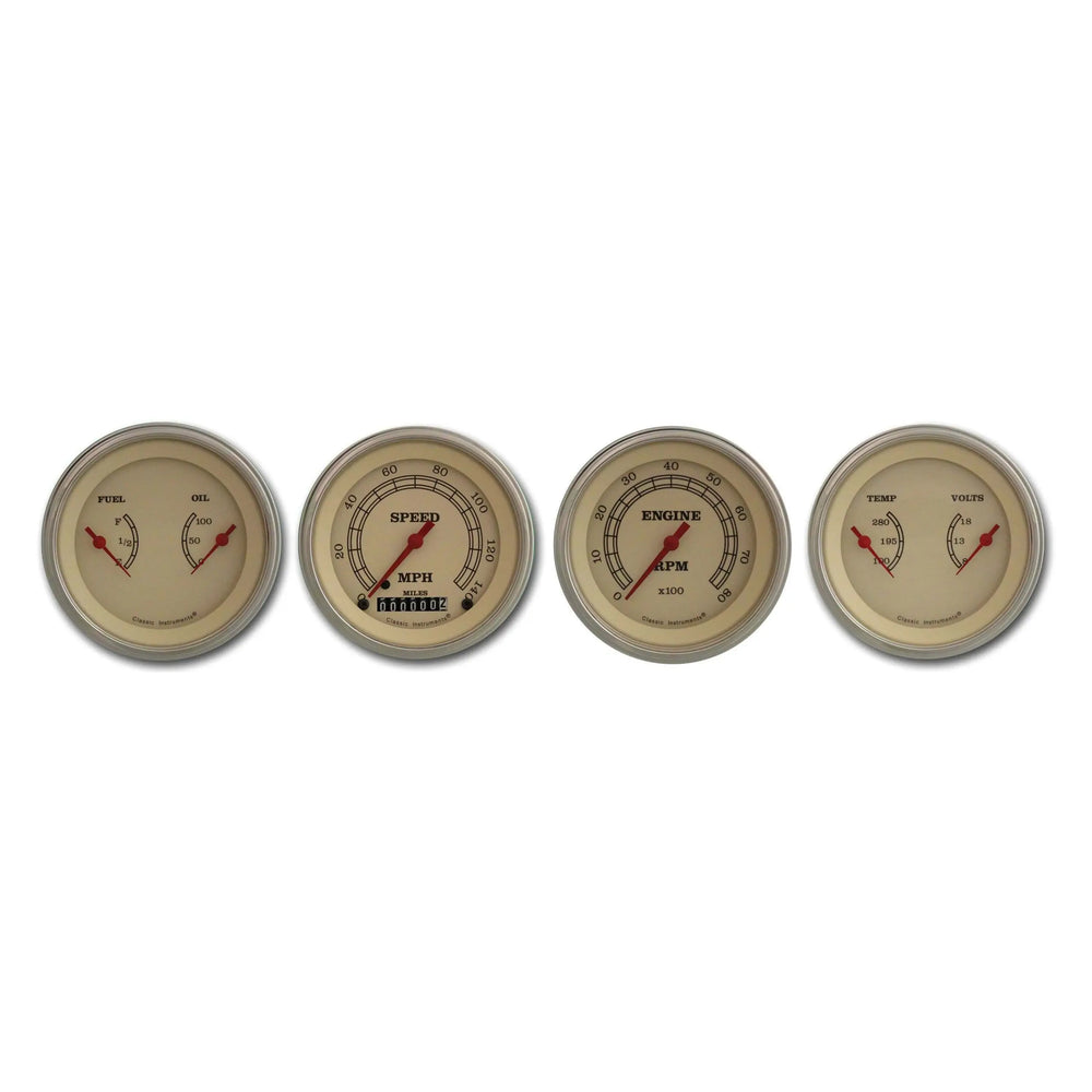 VINTAGE 3IN SPEEDO/TACH/2 DUALS-GM