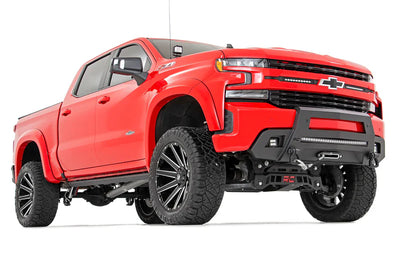 Rough Country silver fender flares