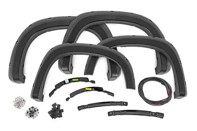 Pocket Fender Flares | G9K Satin Steel | Chevy Silverado 1500 2WD/4WD (22-26)