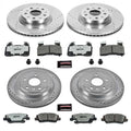 Power Stop 14-18 Cadillac CTS Front & Rear Z26 Street Warrior Brake Kit