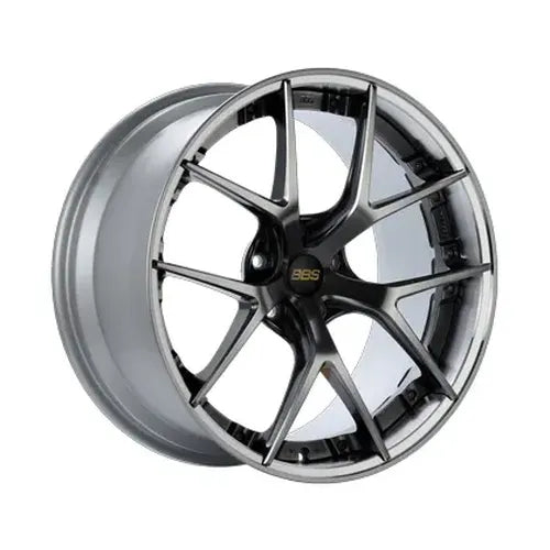 BBS RI-S 20x10 5x112 ET38 Diamond Black Center / Diamond Cut Lip Wheel -82mm PFS/Clip Required