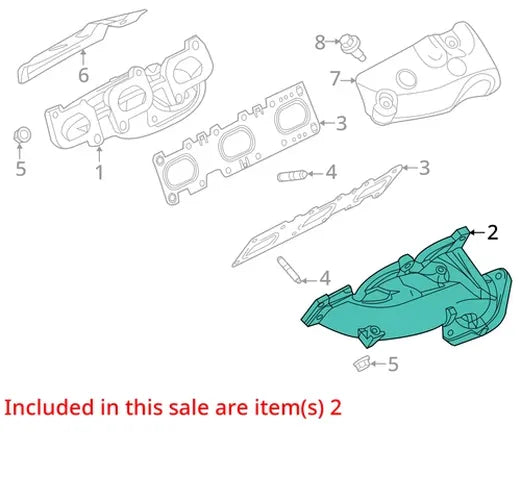 BBK 15-23 Ford F150 Coyote 5.0L High Flow 2.5-3in Catted Mid Pipe Assembly