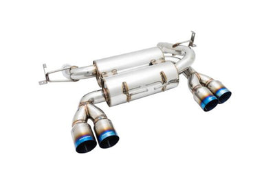 Megan Axle Back Exhaust BMW M3 2008-2011 4Door Blue Titanium Tips