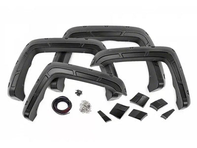 Pocket Fender Flares Silver GMC Sierra 1500 (14-18)/Sierra 2500 HD (15-19)