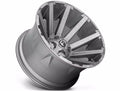 ~(49 lbs. 25X25X13)~ CONTRA PLATINUM 22x10 5x127.00/5x139.70 BRUSHED GUN METAL TINTED CLEAR (13 mm)