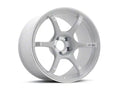 Advan RG-4 18x8 +44 5-114.3 Racing White Metallic & Ring Wheel