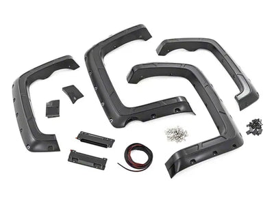 Fender Flares Defender l 5 9 Bed G9K Satin Steel Chevy Silverado 1500 (14-18)