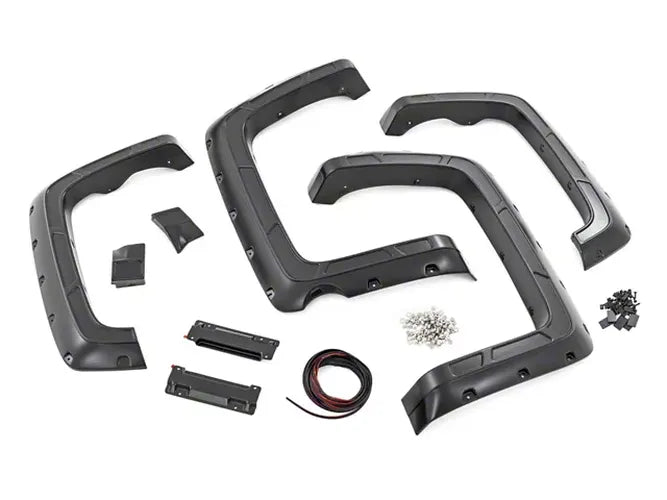 Fender Flares Defender l 5 9 Bed G9K Satin Steel Chevy Silverado 1500 (14-18)