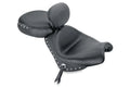 Mustang 04-09 Honda VTX1300C Wide Touring 2PC Seat - Black