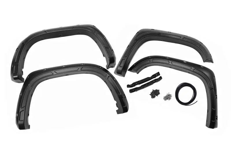 Rough Country blue fender flares