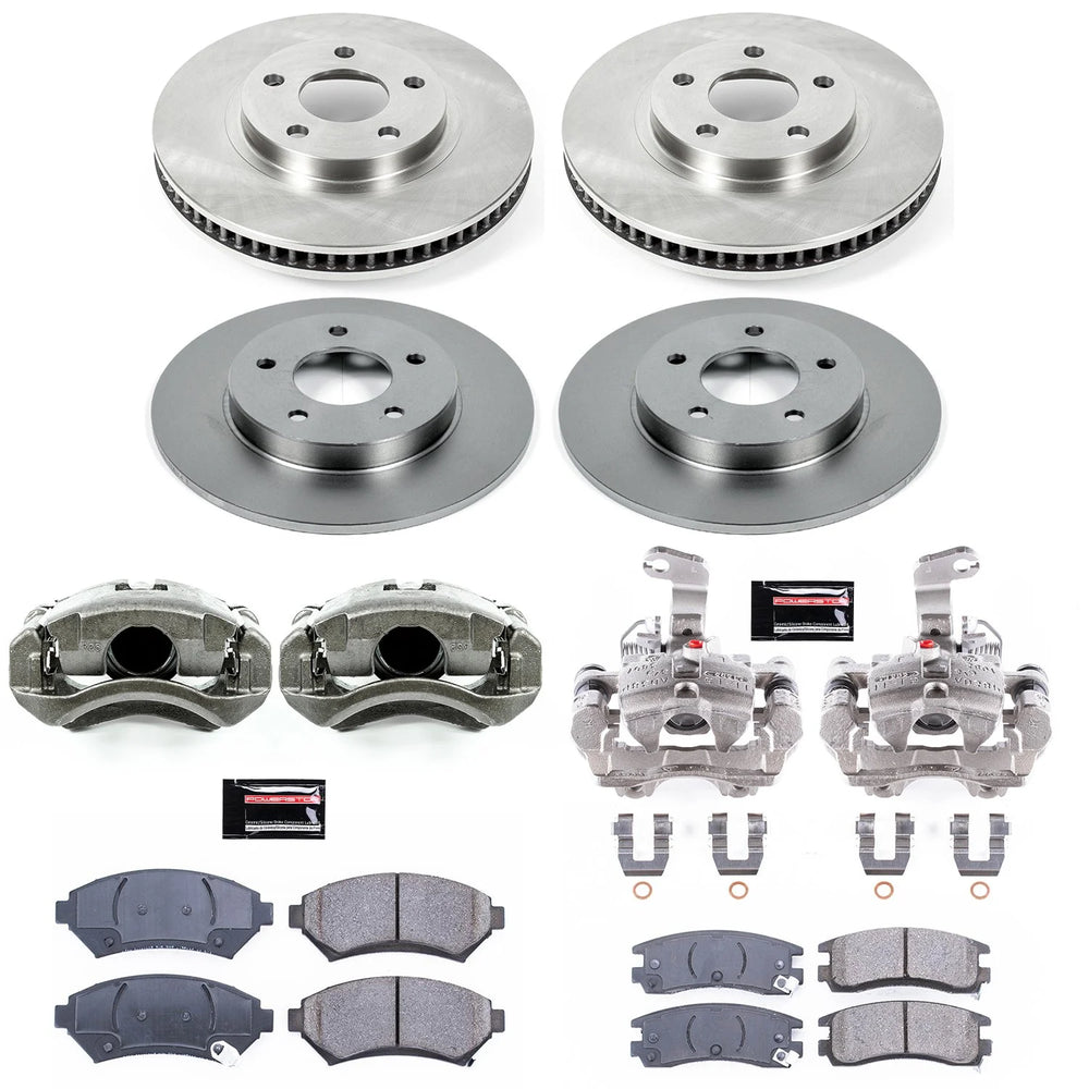 Power Stop 00-04 Buick LeSabre Front & Rear Autospecialty Brake Kit w/Calipers