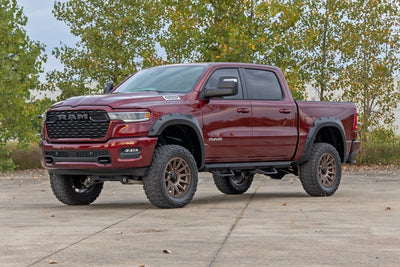Rough Country red fender flares