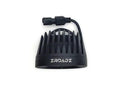 2323 BRONCO 4IN LED WHITE/AMBER POD LIGHT LIGHT SET CAST ALUMINUM BLACK