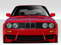 1984-1991 BMW 3 Series E30 Duraflex 1M Look Body Kit - 4 Piece - Includes 1M Look Front Bumper Cover (109319) M-Tech Side Skirt Rocker Panels (105046) M-Tech Rear Bumper Cover (105324)