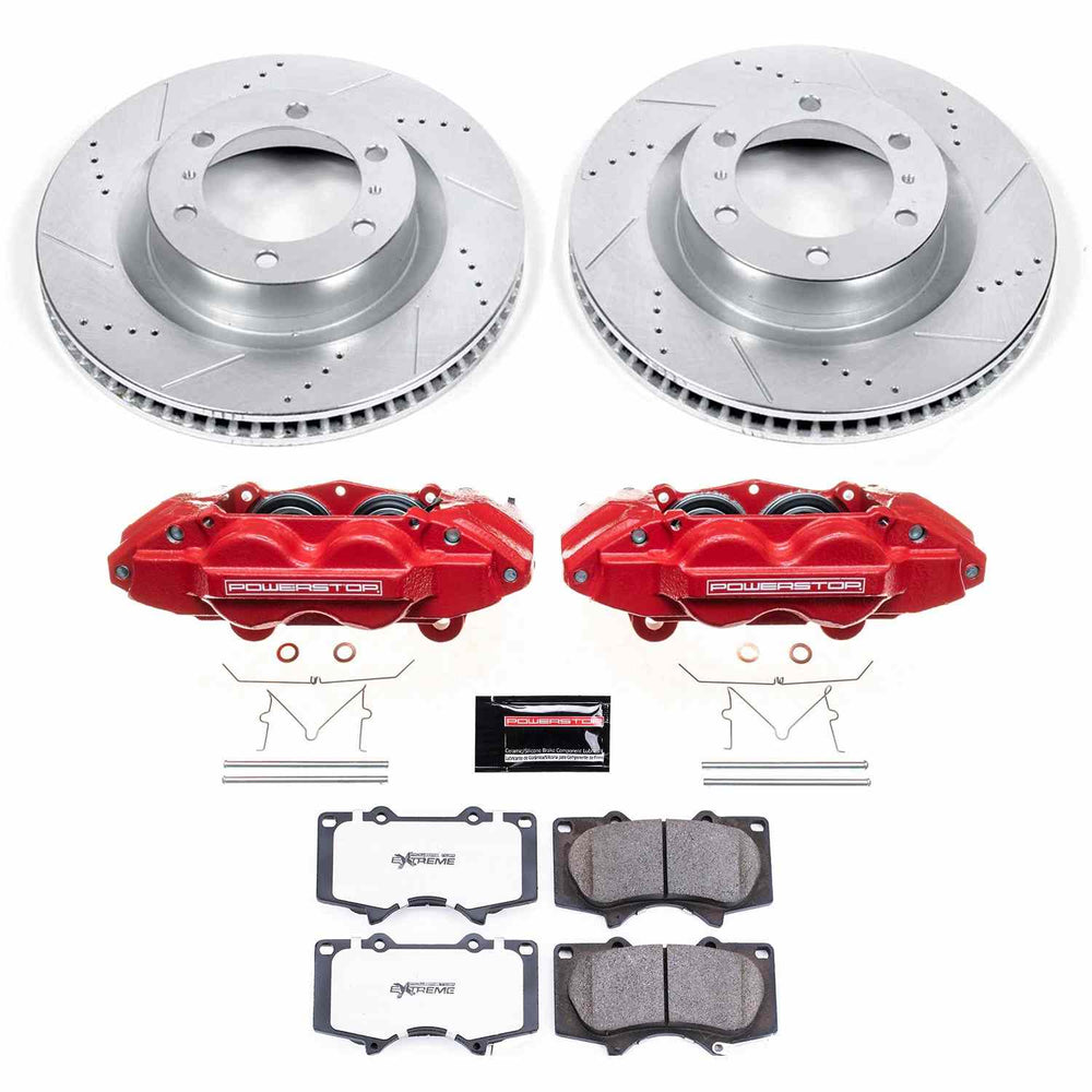 Power Stop 10-15 Lexus GX460 Front Z23 Evolution Sport Brake Kit w/Calipers