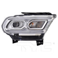 2124 DG DURANGO (W/O LOGO) LED W/ BULB TURN SIGNAL LIGHT/CHR HEADLIGHT ASSY RH