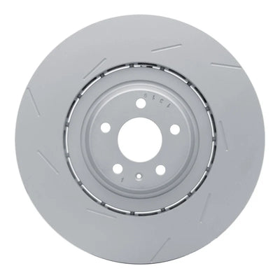 DFC 17-18 Porsche Macan Left Front Slotted Hi-Carbon Alloy Geomet Coated Rotor