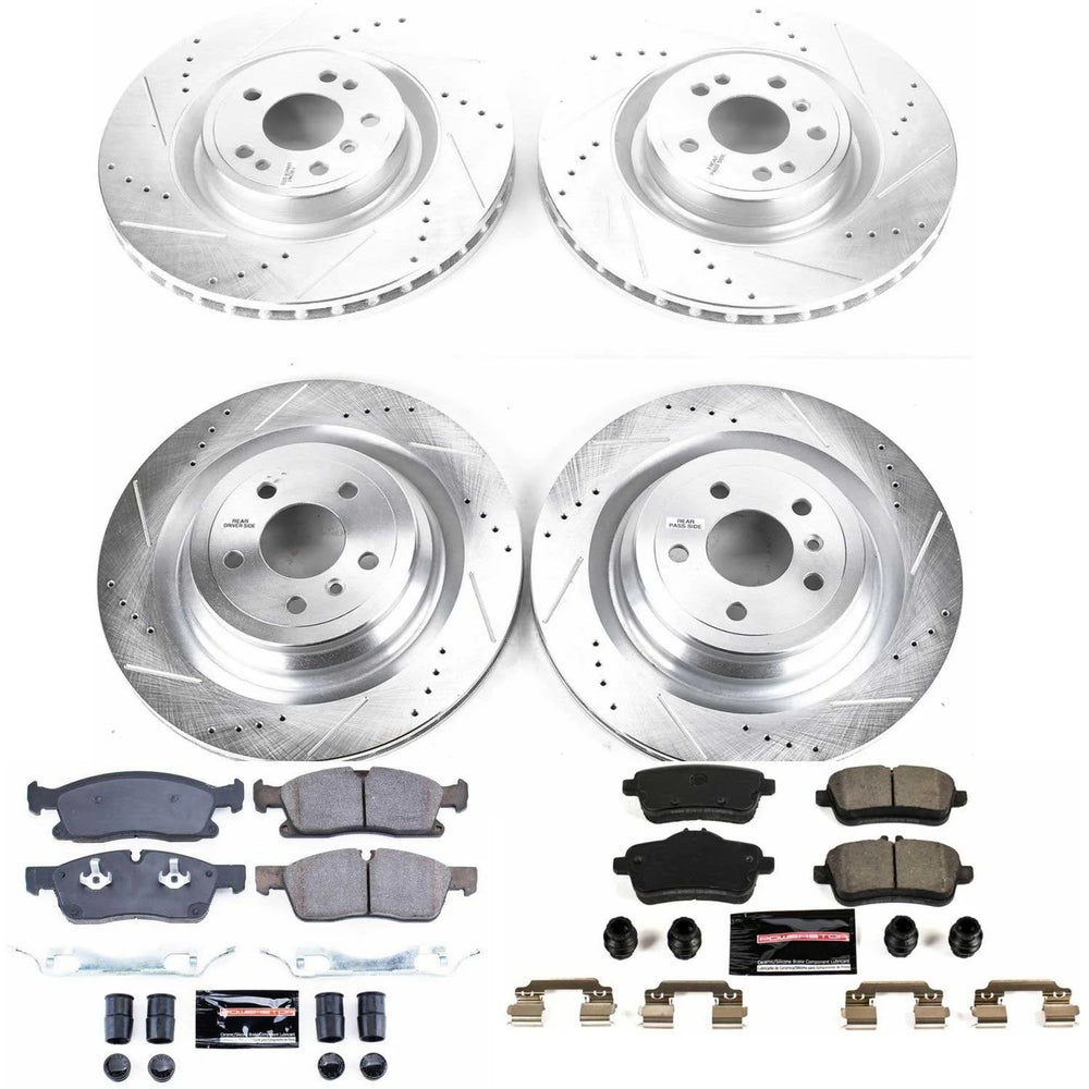 Power Stop 2017 Mercedes-Benz GLS450 Front & Rear Z23 Evolution Sport Brake Kit