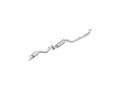 MBRP 24-26 Toyota Land Cruiser 2.4L 3in Cat-Back Single Rear High-Clearance Turn Down - T304