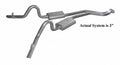 CB EXH 7888 GM GBODY SPLIT R DUAL EXIT 3IN INTER PIPE/TAILPIPE PRO MUFFS/