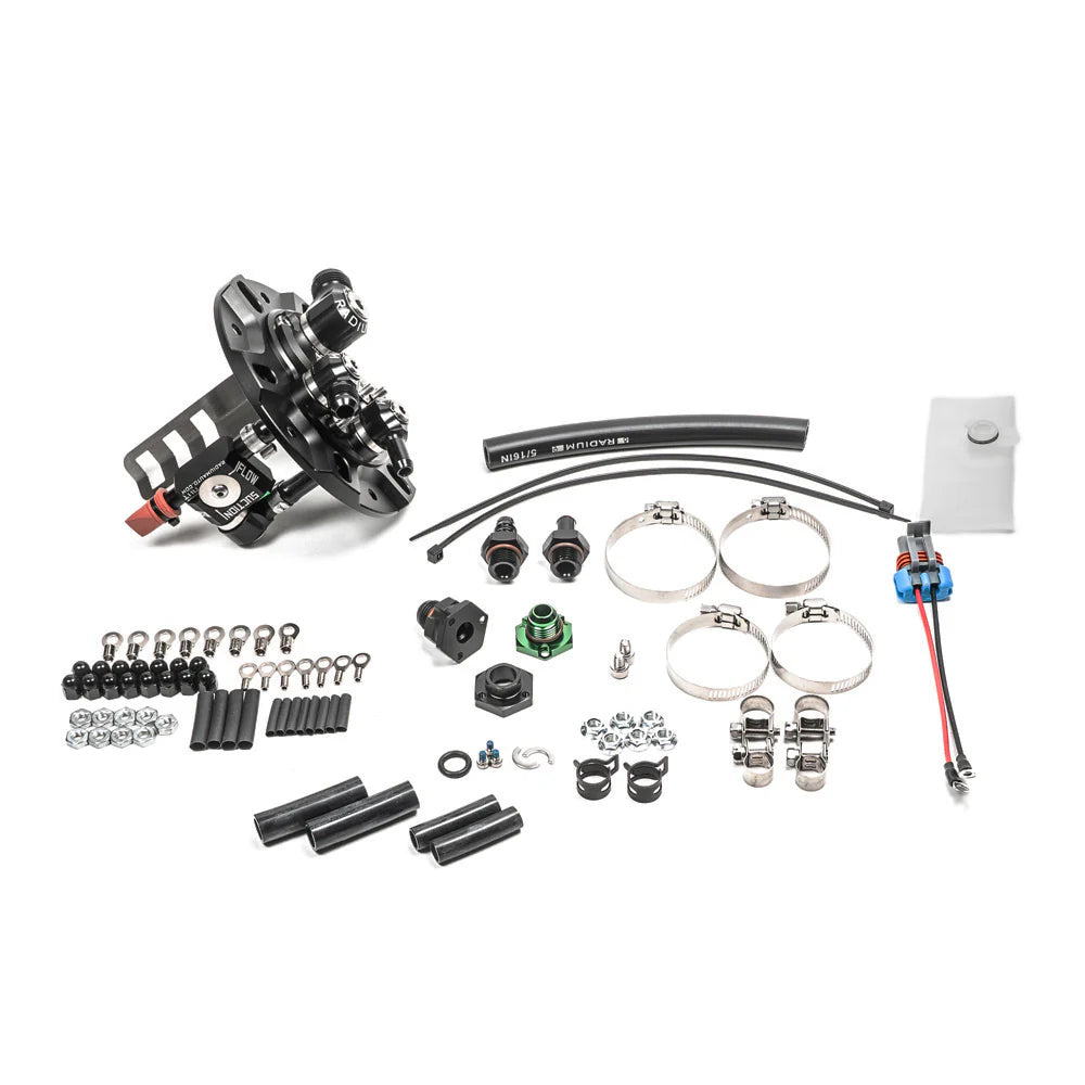 Radium Engineering Mitsubishi EVO 1-6 Fuel Hanger Plumbing Kit - Stainless Filter