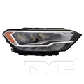 TYC headlights close-up