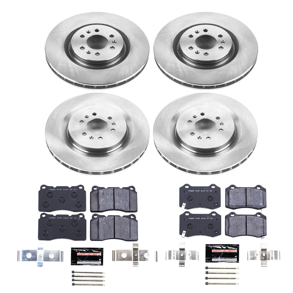 Power Stop 04-07 Cadillac CTS Front & Rear Track Day Brake Kit