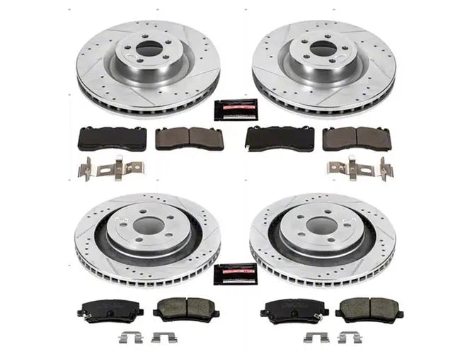 Power Stop 15-22 Ford Mustang Front & Rear Z23 Evolution Brake Kit
