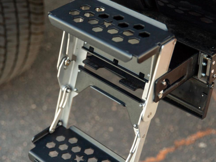 Rock Slide Engineering 20-23 Jeep Gladiator R-STEP 9In Wide Bed Step Attachment Brackets (Passenger)