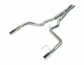 CB EXH 1517 MUSTANG GT SPLIT REAR DUAL EXIT 4INPOL TIPS HW INCL MIDMUFF HPIPE