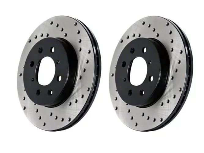 Centric 03-04 Audi RS6 Drilled Left Rear OE Design Brake Rotor