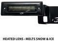 2122 F150 HITCH BAR REVERSE 7IN LED FLOOD LIGHTING HEAVY DUTY BOLT ON KIT W/HEATED LENS