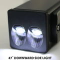 2122 F150 HITCH BAR REVERSE 7IN LED FLOOD LIGHTING HEAVY DUTY BOLT ON KIT W/HEATED LENS