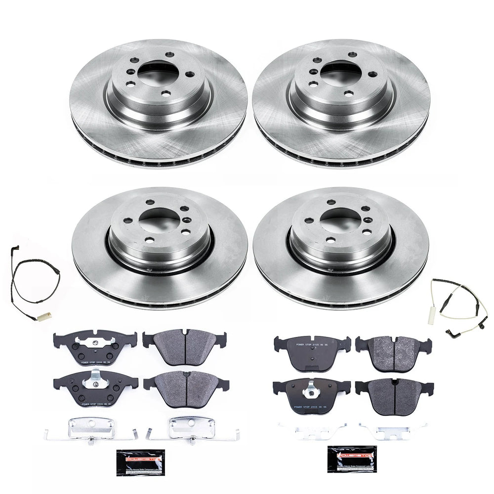 Power Stop 06-08 BMW 750i Front & Rear Track Day Brake Kit