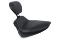 Mustang 00-15 Harley Softail Standard Rear Tire Sport Touring Solo Seat w/DBR Studs - Black