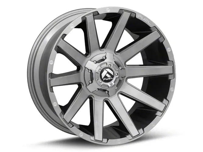 CONTRA PLATINUM 22x12 6x135.00/6x139.70 BRUSHED GUN METAL TINTED CLEAR (13 mm)