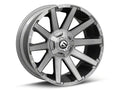 CONTRA PLATINUM 22x12 6x135.00/6x139.70 BRUSHED GUN METAL TINTED CLEAR (13 mm)