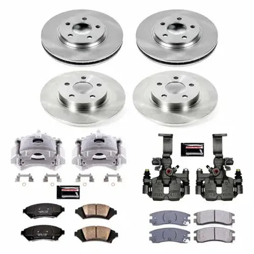 Power Stop 2005 Cadillac DeVille Front & Rear Autospecialty Brake Kit w/Calipers