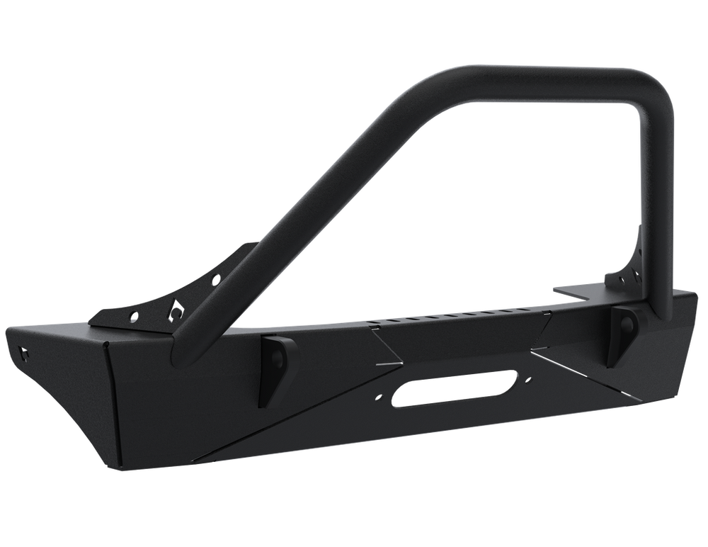 Artec Industries 2018+ Jeep JL Sentinel Front Bumper w/ Hoop - Black Powder Coat