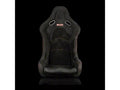 Braum Falcon-S Composite FRP Bucket Seat - Red Jacquard Black Stitching - BRR9S-RFBS