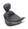 Mustang 10-21 Honda VT1300CX Fury Wide Touring Solo Seat w/Driver Backrest - Black