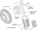 Wilwood TX6-DM Front Kit 15.00in Red 11-12 Ford F-250/F-350