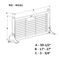 WINDOW GRILLELOUVEREDSERVICE BODYWG51