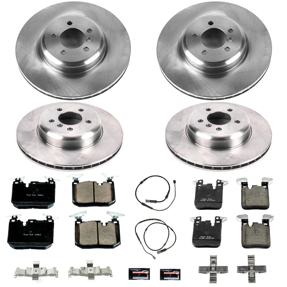 Power Stop 12-15 BMW 335i Front & Rear Autospecialty Brake Kit