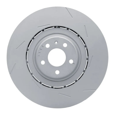 DFC 17-18 Porsche Macan Right Front Slotted Hi-Carbon Alloy Geomet Coated Rotor