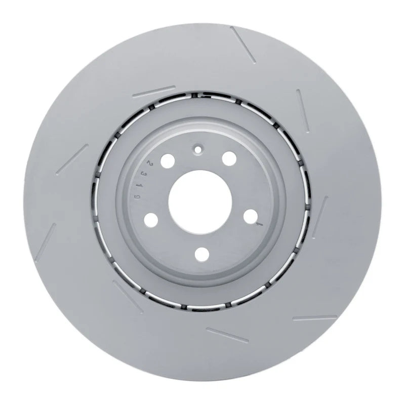 DFC 17-18 Porsche Macan Right Front Slotted Hi-Carbon Alloy Geomet Coated Rotor