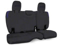PRP 2018+ Jeep Wrangler JLU/4 Door Rear Bench Cover w/ Cloth Interior - Black w/ Red Stitching