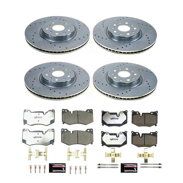 Power Stop 20-22 Chevrolet Corvette Front & Rear Z23 Evolution Brake Kit