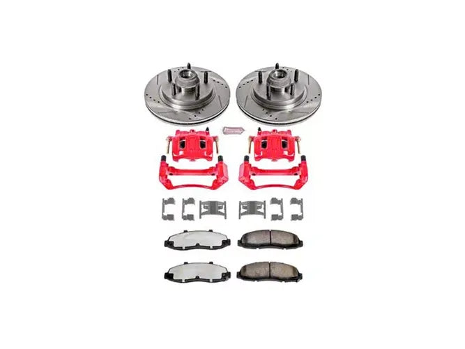 Power Stop 2003 Ford F-150 Front Z36 Truck & Tow Kit w/Cals
